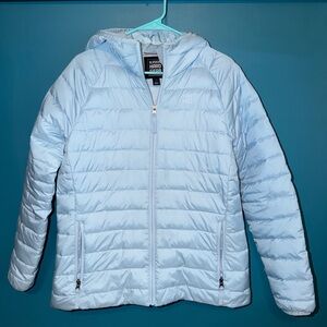 Duluth Trading Co Light Blue Alaskan Hard Gear Jacket